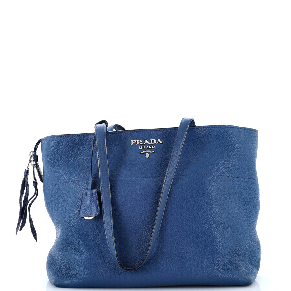 Prada Medium Zip Shopping Tote